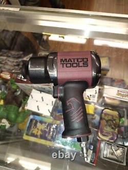 Matco Impact Wrench Tools 1/2 Drive Air Pneumatic Burgandy