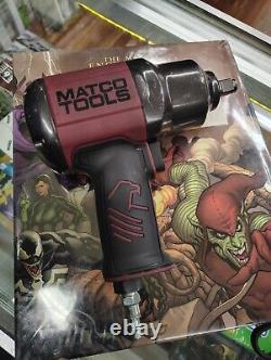 Matco Impact Wrench Tools 1/2 Drive Air Pneumatic Burgandy