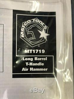 Matco Long Barrel T-Handle Air Hammer MT1719 with chisel kit