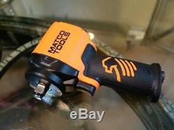 Matco MT2765 1/2 Drive Air Stubby Impact Wrench Pneumatic Tool Orange