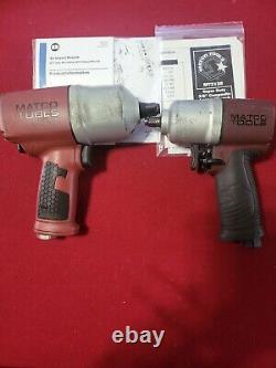 Matco Tools 1/2 & 3/8 Composite Impact Wrenches MT1769A MT2138 Great Condition