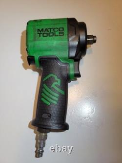 Matco Tools 1/2 DRIVE STUBBY PNEUMATIC IMPACT WRENCH GREEN MT2765
