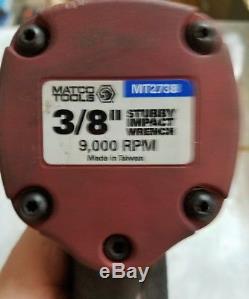 Matco Tools 3/8'' Stubby Impact Wrench MT2738 includes Protective Boot