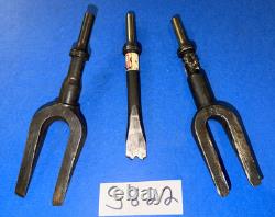 Matco Tools 3 Pc. Air Hammer Bit Weld Buster, Ball Joint Wedge, Tie Rod Sepreader