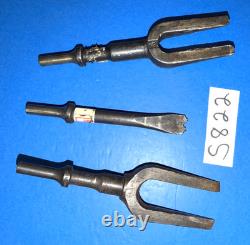 Matco Tools 3 Pc. Air Hammer Bit Weld Buster, Ball Joint Wedge, Tie Rod Sepreader