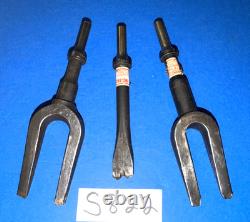 Matco Tools 3 Pc. Air Hammer Bit Weld Buster, Ball Joint Wedge, Tie Rod Sepreader