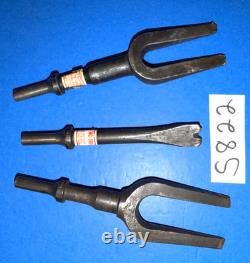 Matco Tools 3 Pc. Air Hammer Bit Weld Buster, Ball Joint Wedge, Tie Rod Sepreader