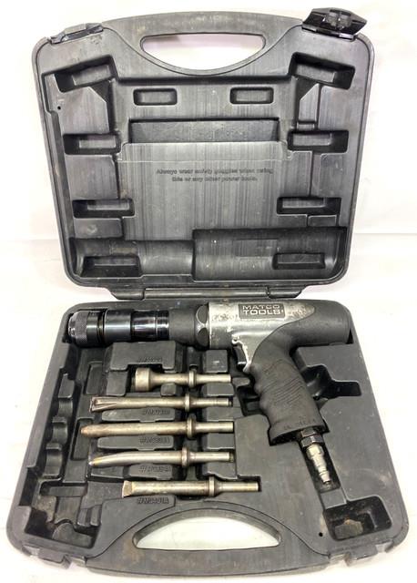 Matco Tools Mt1724k 10-1/2 Long Barrel 2,200 Bpm Air Hammer & Chisel Set