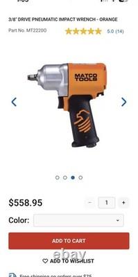 Matco Tools MT2779 1/2 Drive Air Impact Wrench Heavy Duty Pneumatic Gun G326