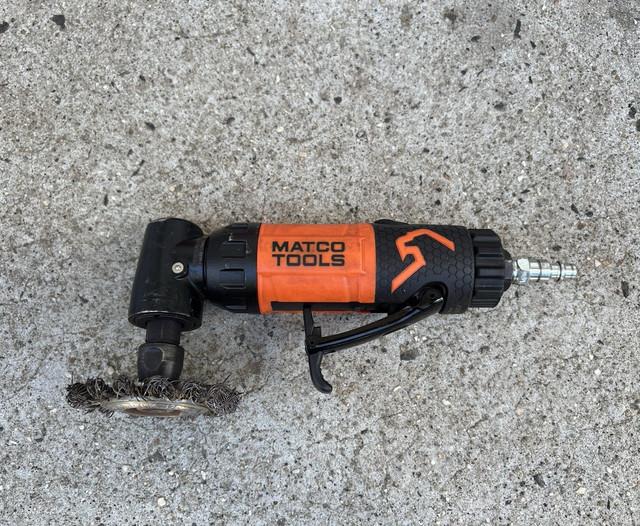 Matco Tools Mts883.85hp Air Angle Die Grinder With 3in Wire Wheel 90 Psi