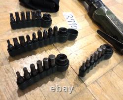 Matco Tools Special Forces Profile Plus Air Ratchet, 33 Pc Assorted Bits & Ext