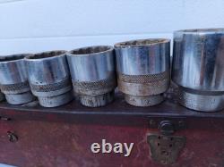 Milwaukee Pneumatic Impact Wrench 3/4 DR with BONNEY 3/4, 1/2 DR. SAE Sockets