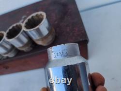 Milwaukee Pneumatic Impact Wrench 3/4 DR with BONNEY 3/4, 1/2 DR. SAE Sockets