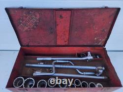 Milwaukee Pneumatic Impact Wrench 3/4 DR with BONNEY 3/4, 1/2 DR. SAE Sockets