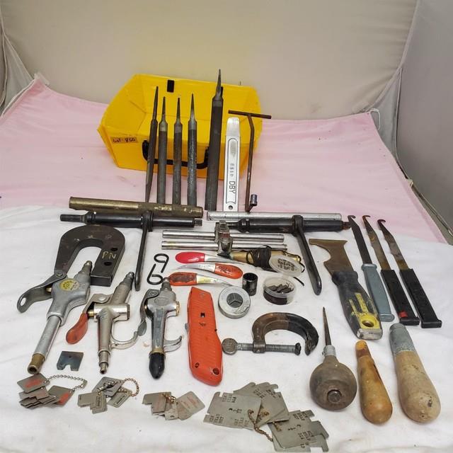Misc. Lot Of Compressed Air, Hook Tools