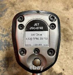 NICE Jet Tools JSG-0740 Pneumatic 3/4 Drive Impact Gun Wrench 4,500rpm