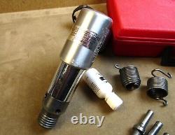 NICE! SNAP ON USA NO. PH505F PH50D AIR HAMMER KIT With QUICK CHANGE CHUCK BITS CASE