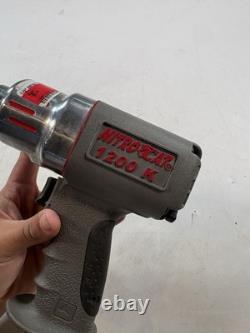 NITROCAT 1200 K 1/2in Air Impact Wrench Pneumatic Tool Gray Red Auto Shop