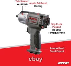 NitroCat 1355-XL 3/8 Air Impact Wrench 500 ft-lb Composite