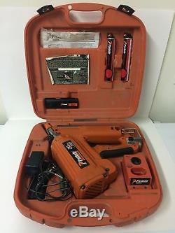 PASLODE 900420 CORDLESS FRAMING NAILER NAIL GUN Case Batteries Charger Build