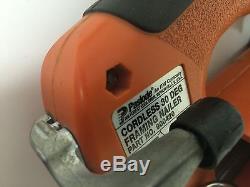 PASLODE 900420 CORDLESS FRAMING NAILER NAIL GUN Case Batteries Charger Build