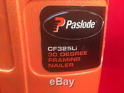 Paslode Cordless 30 Degree CF325LI Framing Nailer Nail Gun Lithium Ion