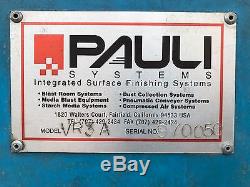 Pauli Systems VR3A Shot Peen Blaster Abrasive Blast Portable Sand Blasting