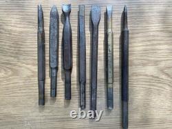 Pneumatic Air Carbide Tipped Stone Carving Chisels (Lot 2)
