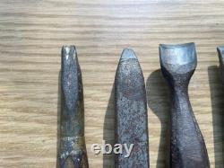 Pneumatic Air Carbide Tipped Stone Carving Chisels (Lot 2)