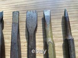Pneumatic Air Carbide Tipped Stone Carving Chisels (Lot 2)