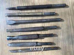 Pneumatic Air Carbide Tipped Stone Carving Chisels (Lot 2)