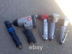 Pneumatic tools used, X2 cut off, drill, impact wrench
