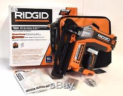 RIDGID 18V Brushless 16 Gauge 2-1/2 in Straight Finish Nailer R09892B In Box