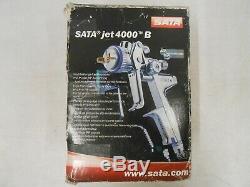 SATA Jet 4000 B HVLP Paint Spray Gun 1.3 Tip & Extras