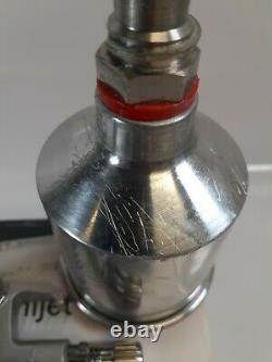 SATA minijet 4400 B RP 1.2 with RPS Disposable Cups HVLP Mini Detail Spray Gun EUC