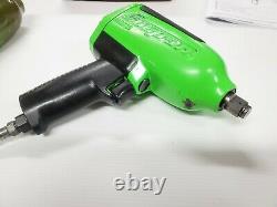 SNAP-ON MG725 1/2 Drive Heavy-Duty Air Impact Wrench (GREEN) with Box