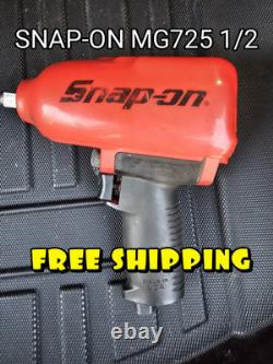 SNAP-ON MG725A 1/2 Drive Heavy-Duty Air Impact Wrench W. BOOT