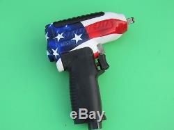 SNAP ON RED WHITE BLUE MG325 FLAG 3/8 DRIVE IMPACT AIR WRENCH GUN WithBOOT