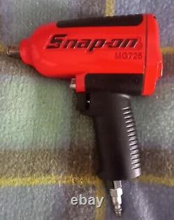 SUPER NICE! Snap-On 1/2 Drive Air Impact Gun Wrench MG725 Pneumatic Tool USA