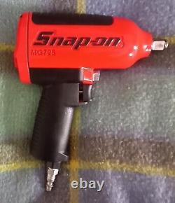 SUPER NICE! Snap-On 1/2 Drive Air Impact Gun Wrench MG725 Pneumatic Tool USA