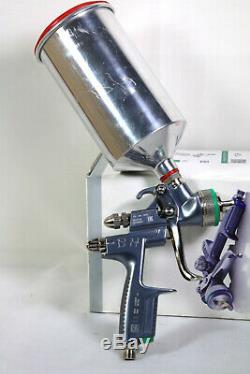 Sata Jet 100 BF HVLP 1.9 Nozzle Spray Gun with 1L QCC Aluminum Cup #683