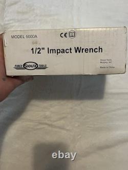 Silver/black, Sioux Force Tool, 1/2 Impact Wrench, 5000A