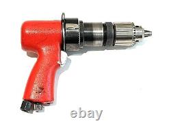 Sioux 3P1140 Pneumatic Heavy Duty Industrial Drill 360 Rpm's 1/2 Jacobs Chuck