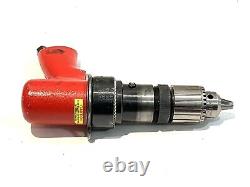 Sioux 3P1140 Pneumatic Heavy Duty Industrial Drill 360 Rpm's 1/2 Jacobs Chuck