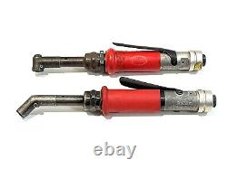 Sioux Pneumatic Angle Drill 2pc Lot Both 2,800 Rpm Model 1AM551 (Slim Body)