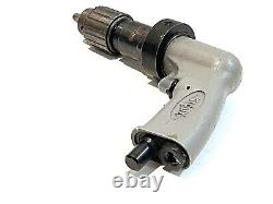 Sioux Pneumatic Heavy Duty Drill 1000 Rpm's With 1/2 Jacobs Chuck Model 1455HPB