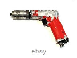 Sioux Pneumatic Mini Palm Drill 3,600 Rpm's 3/8 Keyless Jacobs Chuck