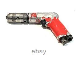 Sioux Pneumatic Mini Palm Drill 3,600 Rpm's 3/8 Keyless Jacobs Chuck