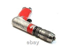 Sioux Pneumatic Mini Palm Drill 3,600 Rpm's 3/8 Keyless Jacobs Chuck