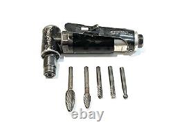 Sioux Right Angle Die Grinder 20,000 Rpm's 1/4 Collet With 5pc Rotary File Lot